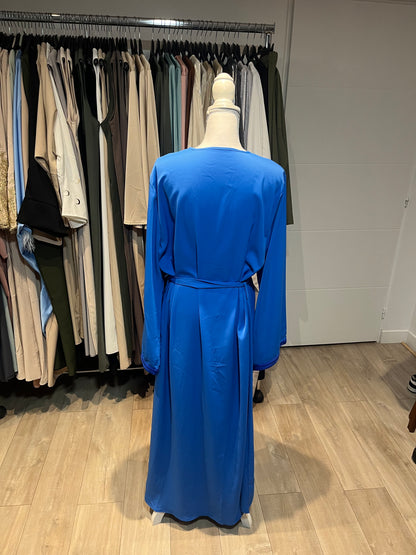 Abaya style caftan bleu électrique  | #3313