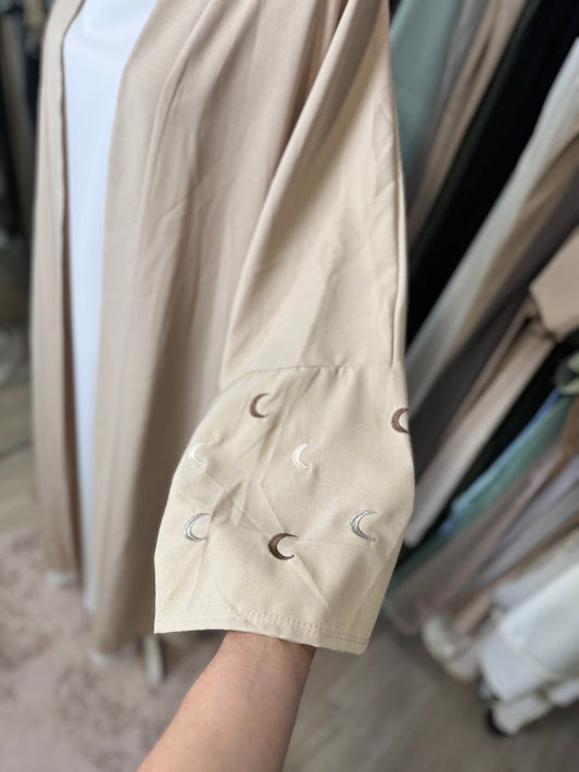 Kimono brodé lune nude | #122